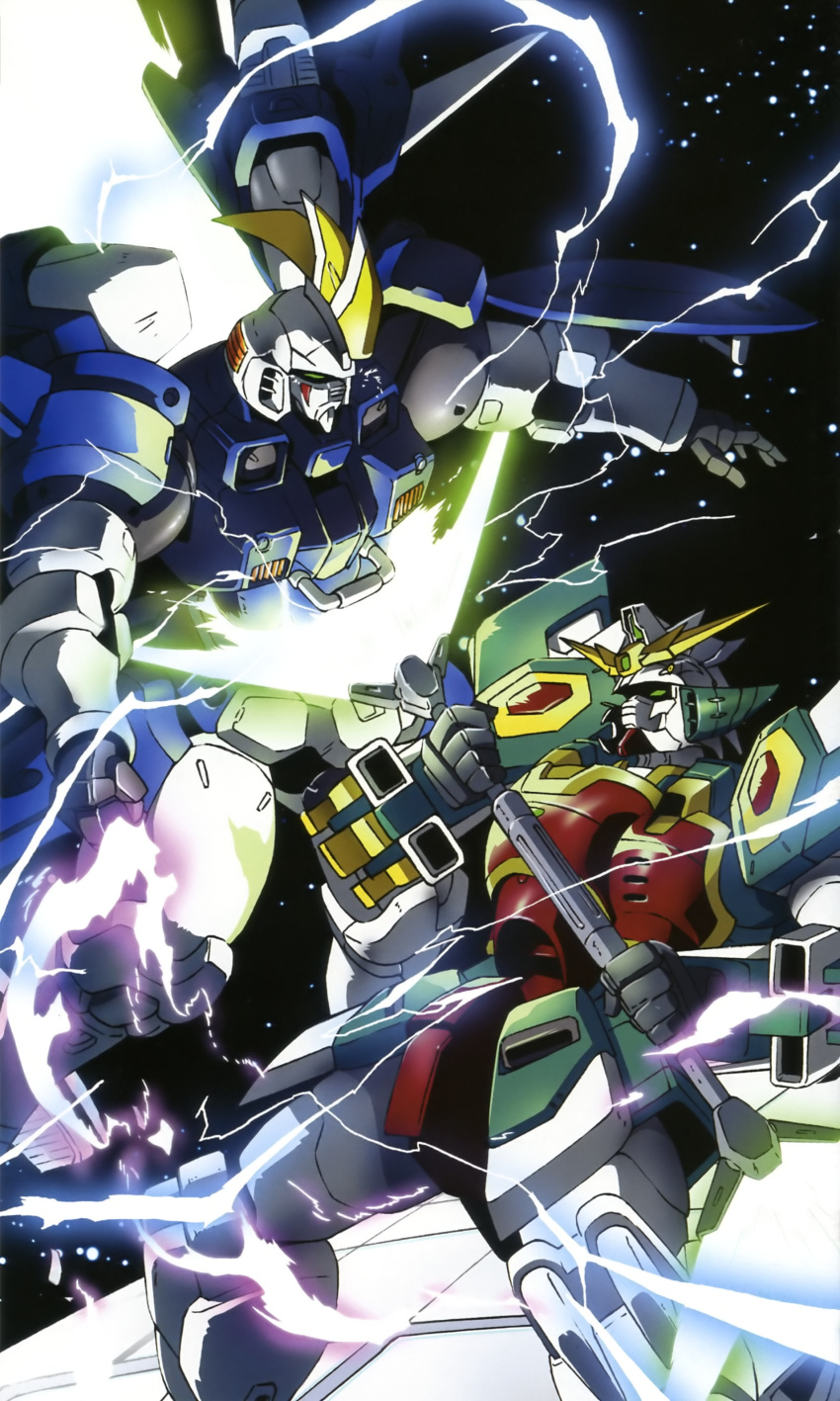 altron, altron_gundam, energy_sword, gundam, gundam_wing, highres, mecha, official_art