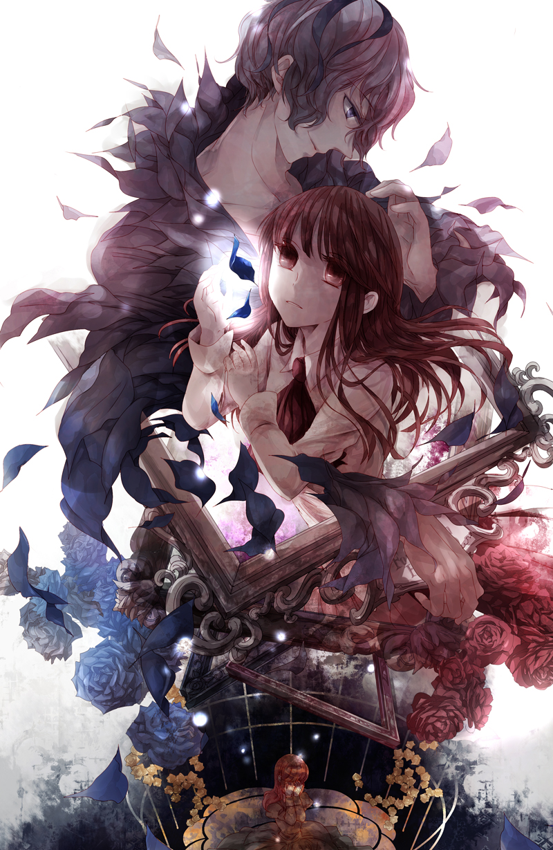 garry_(ib), highres, ib, ib_(ib), mary_(ib), na_(sodium), painting_(object), picture_frame