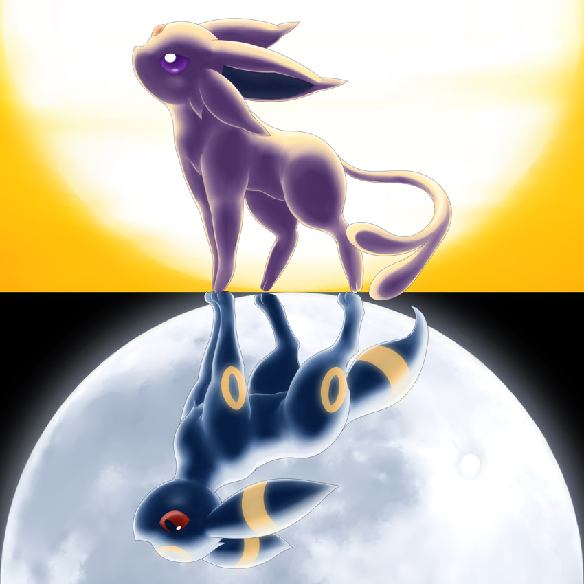 highres, mirror_opposites, moon, night, no_humans, pokemon, pokemon_(game), pokemon_gsc