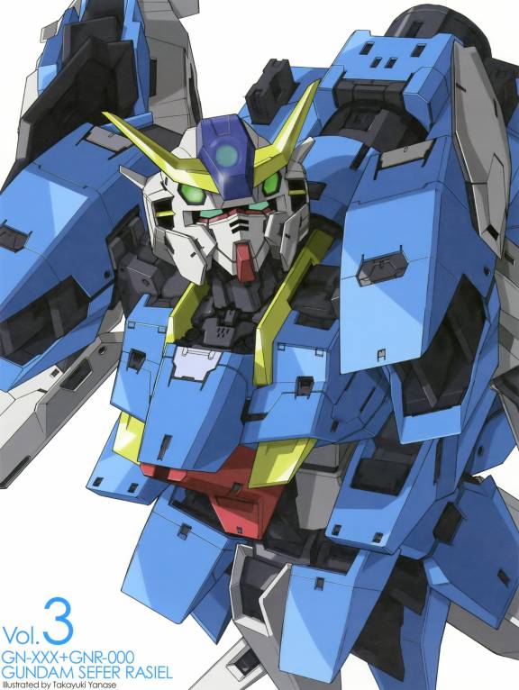 cover, gundam, gundam_00p, mecha, rasiel, sefer