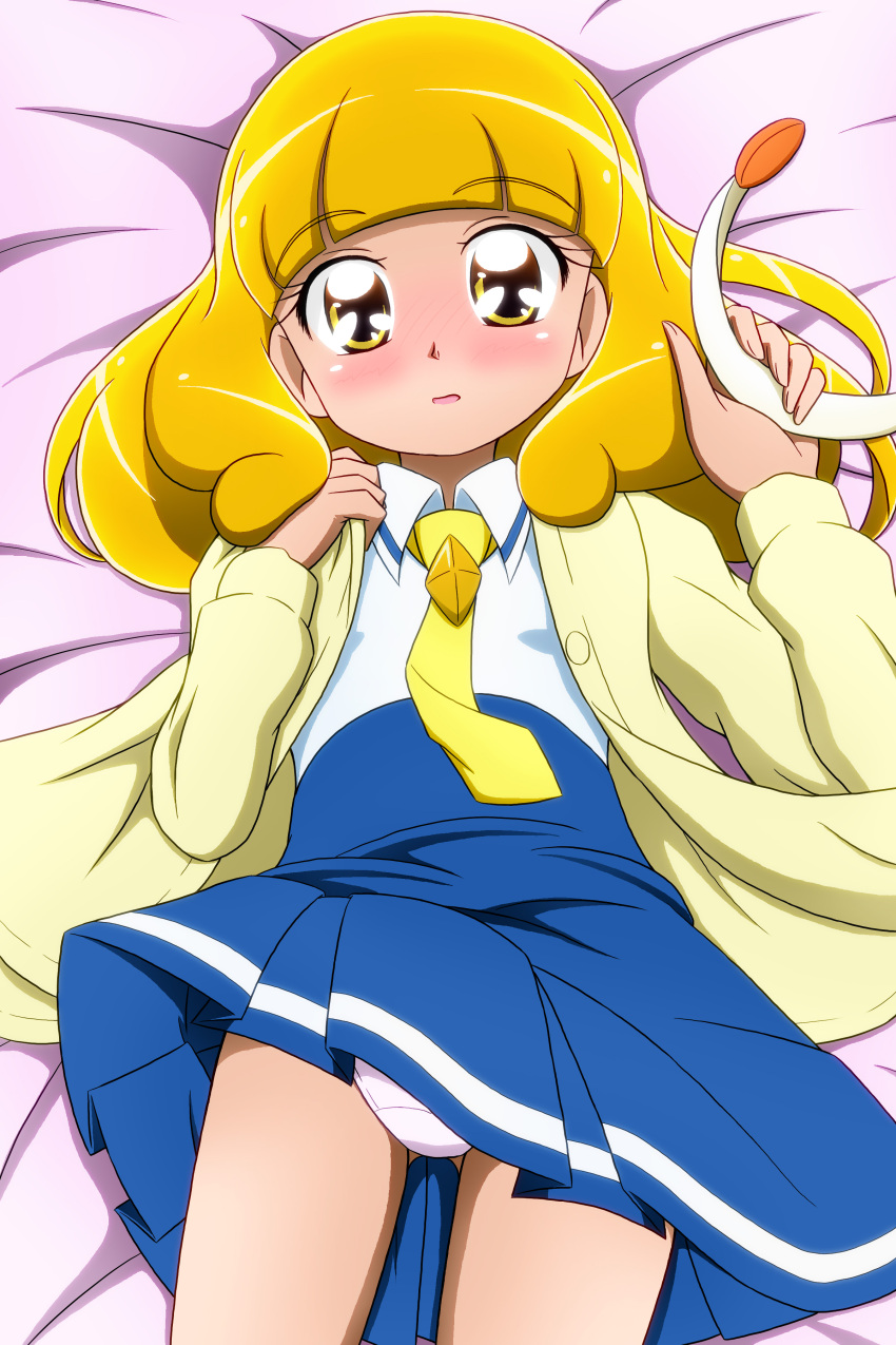 absurdres, blonde_hair, blush, hairband, highres, kise_yayoi, kiyu_(doremi's_party), kiyu_(doremi's_party)