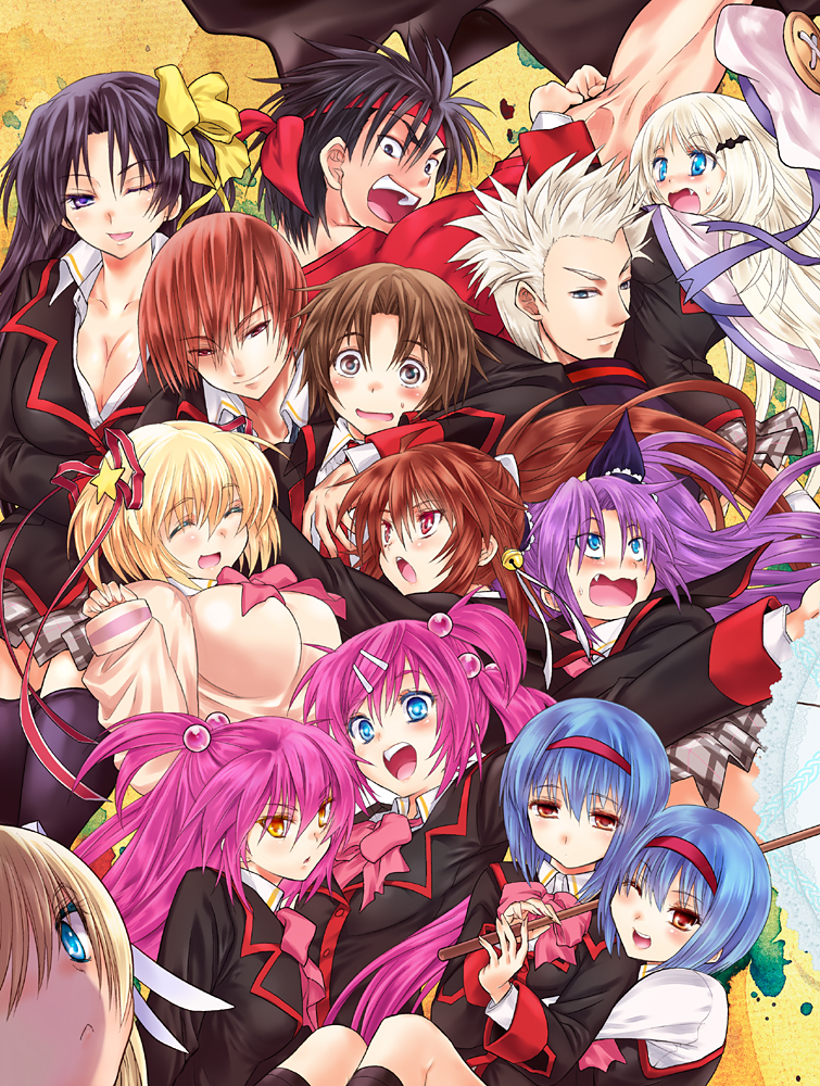 6+girls, cape, everyone, futaki_kanata, inohara_masato, kamikita_komari, kurugaya_yuiko, little_busters!!