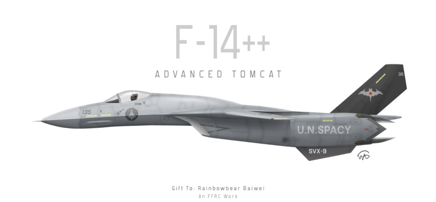 english, f-14, fighterman, highres, jet, logo, macross, macross_zero