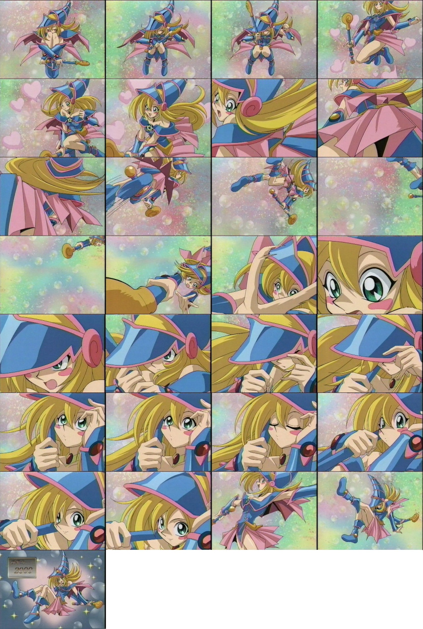 black_magician_girl, blonde_hair, bmg, cap, dark_magician_girl, yu-gi-oh!