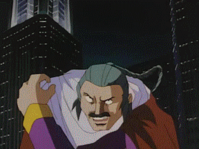 animated, animated_gif, battle, domon_kasshu, epic, fighting_stance, fire, fist_bump