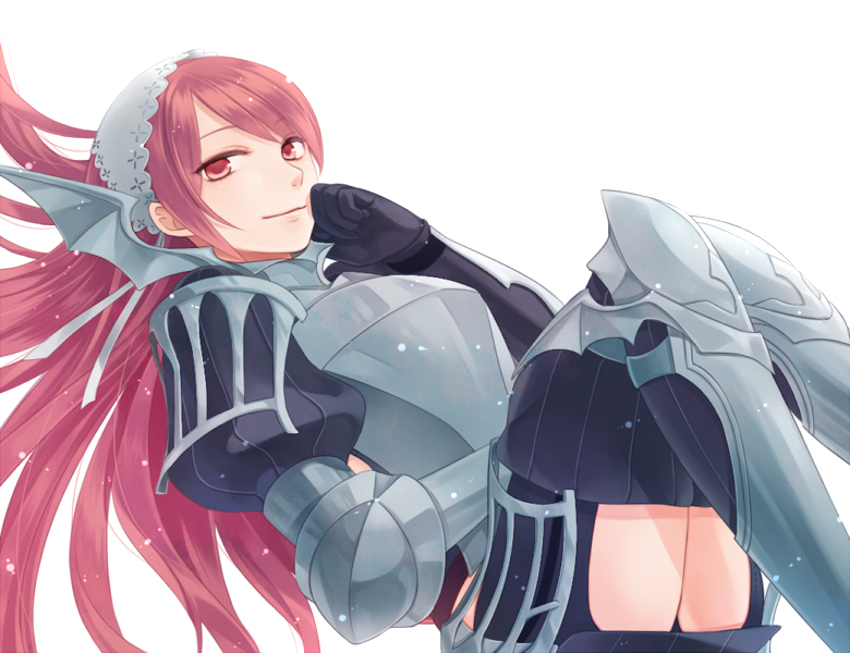 1girl, armor, boots, fire_emblem, fire_emblem:_kakusei, gauntlets, headdress, kiyuu