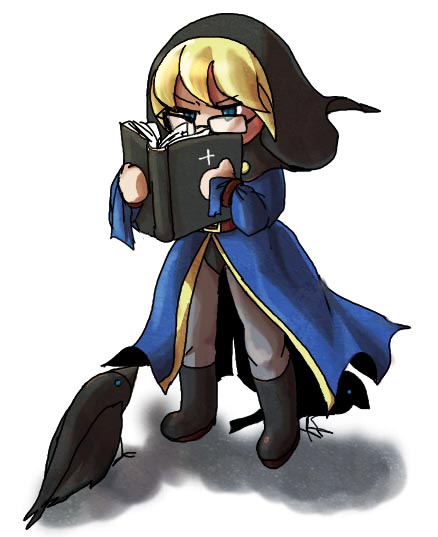blonde_hair, blue_eyes, boots, goeniko, goenitz, king_of_fighters, kof, midnight_bliss