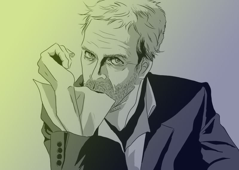 bad_id, facial_hair, formal, gradient, gradient_background, green, gregory_house, house_m.d.