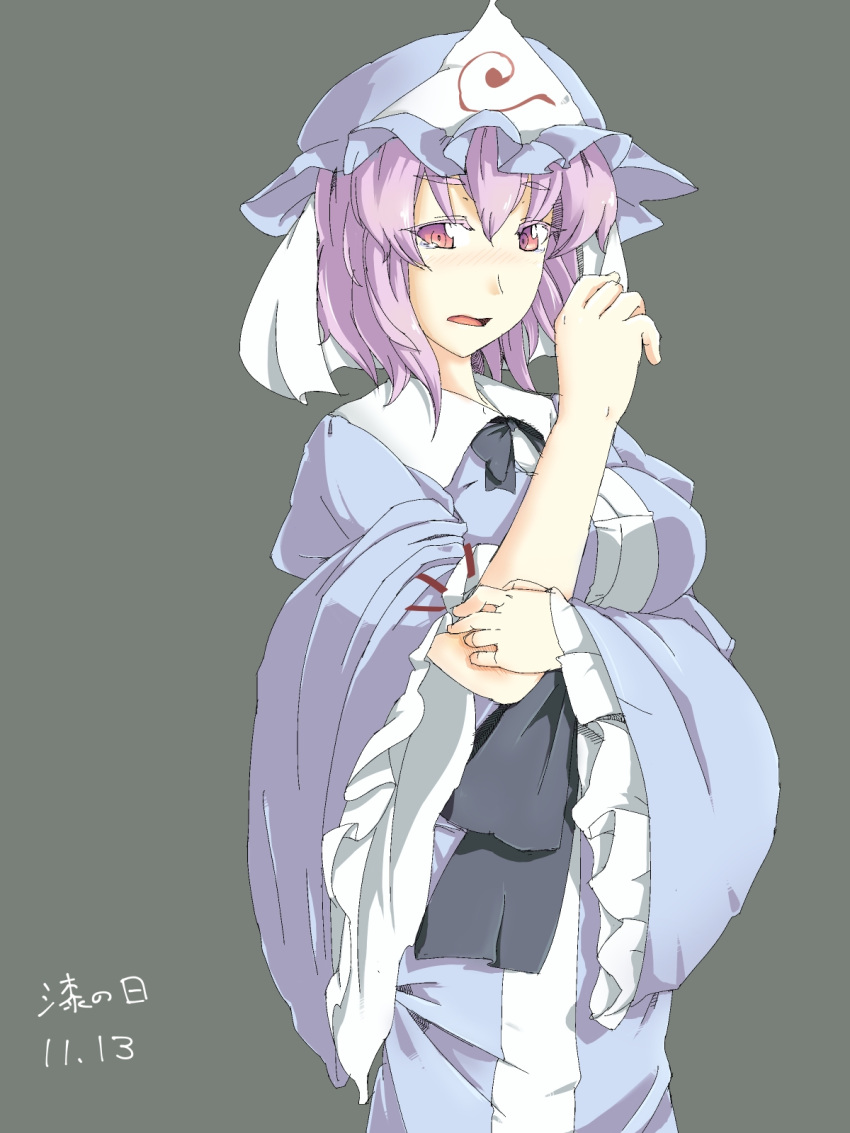 1girl, breasts, hat, highres, hina_ietakuya, hinaie_takuya, injury, japanese_clothes