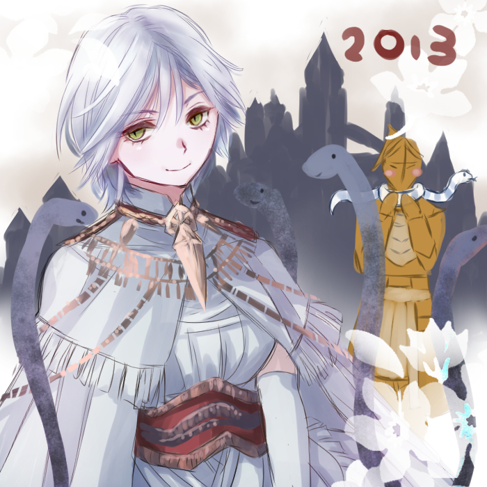 1boy, 1girl, 2013, armor, blush, castle, crossdressinging, dark_souls