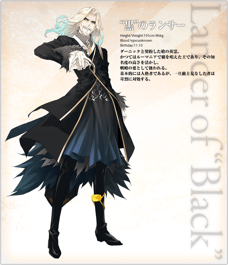 1boy, beard, blue_hair, earrings, facial_hair, fate/apocrypha, fate_(series), gradient_hair