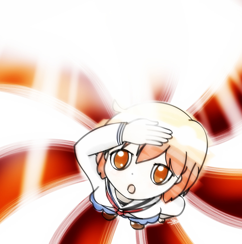 1girl, ahoge, covering_face, endlessgr8, highres, kotoura-san, kotoura_haruka, looking_up