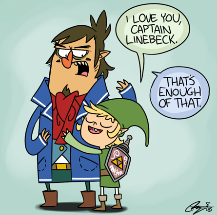artist_request, blonde_hair, brown_hair, cap, captain_k'nuckles, crossover, flapjack, hug