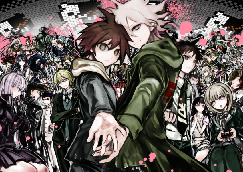 absolutely_everyone, asahina_aoi_(dangan-ronpa), celestia_rudenberk, dangan_ronpa, enoshima_junko, everyone, fujisaki_chihiro, fukawa_touko