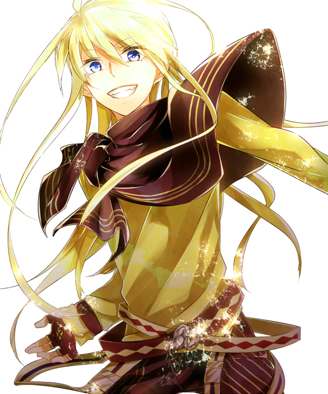 bberry, blonde_hair, blue_eyes, fingerless_gloves, gloves, long_hair, solo, thor_(index), to_aru_majutsu_no_index, to_aru_majutsu_no_index:_new_testament