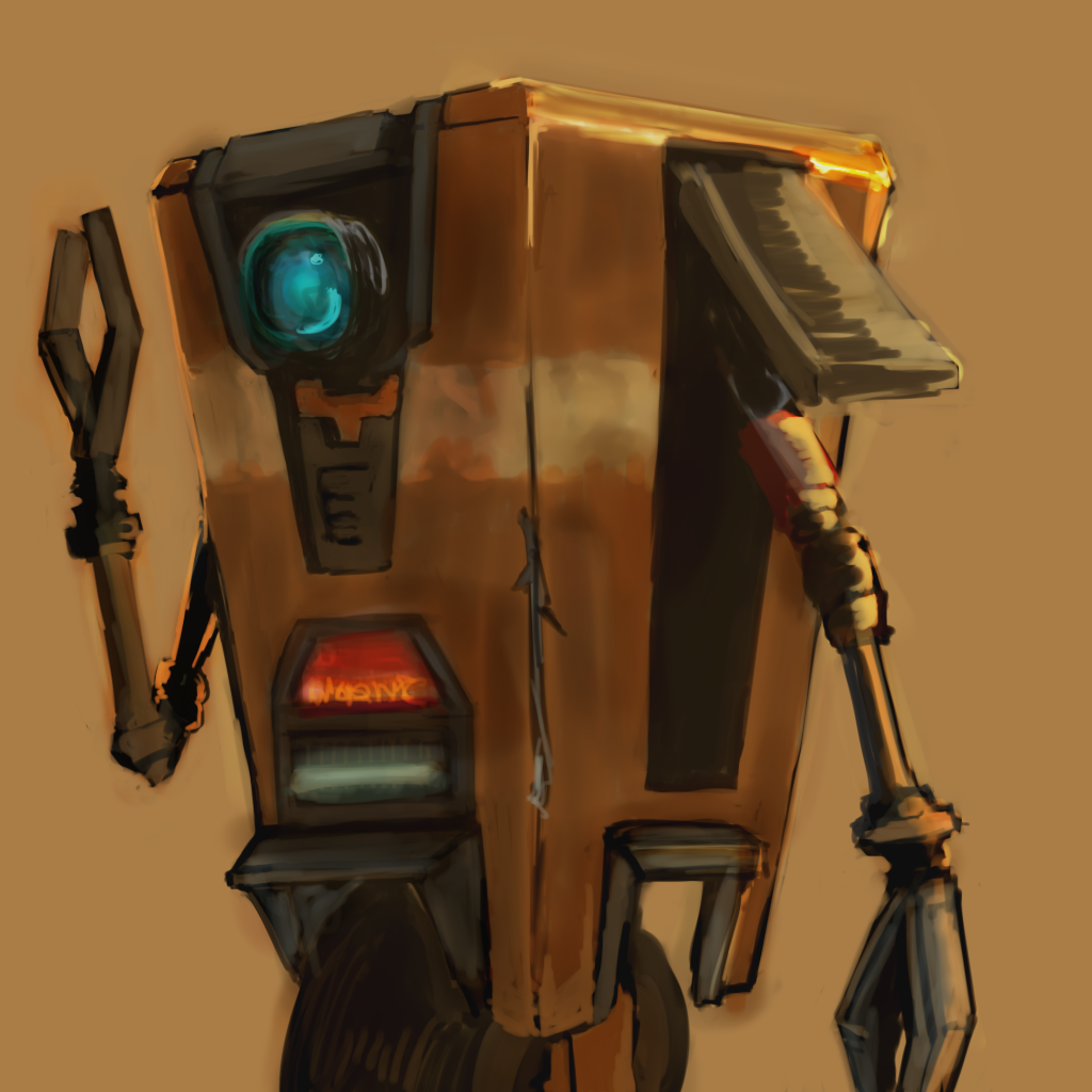 borderlands, claptrap, realistic, robot, science_fiction, solo, video_game