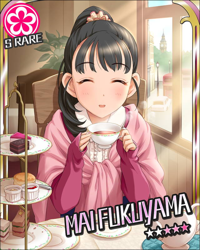 1girl, big_ben, black_hair, bus, cafe, cake, car, chair