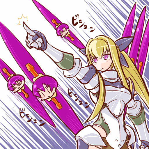 ar_tonelico, ar_tonelico_iii, armor, blonde_hair, blush, darui_nin_oo_gekijouban, finnel, gust