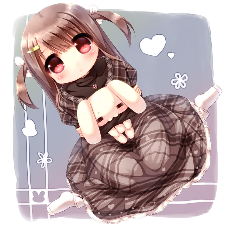1girl, :<, :3, =_=, animal_ears, bangs, blunt_bangs, blush