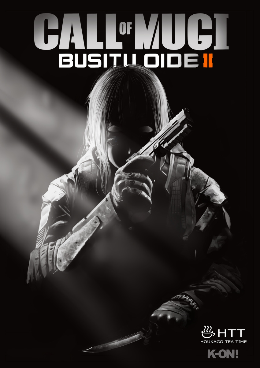 1girl, call_of_duty, call_of_duty:_black_ops_2, cosplay, dark, dual_wielding, gloves, gun