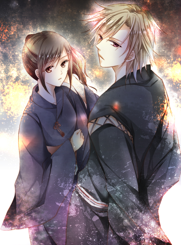asahina_satoru, japanese_clothes, kimono, shin_sekai_yori, watanabe_saki, yukata, zagi_(minami)