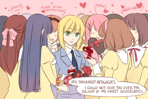 black_hair, blonde_hair, blush, bow, brown_hair, chocolate, english, faceless