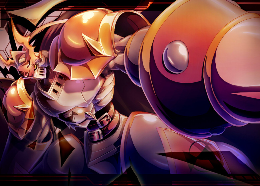 armor, belt, cape, digimon, digimon_tamers, dukemon, helmet, knight