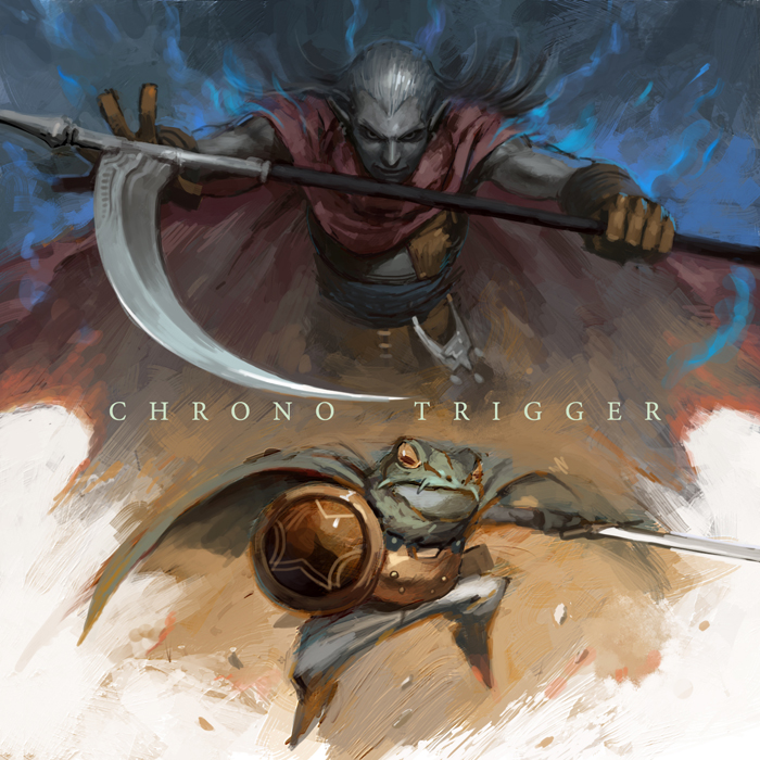 cape, chrono_trigger, frog, gloves, kaeru_(chrono_trigger), long_hair, magus, miyazaki