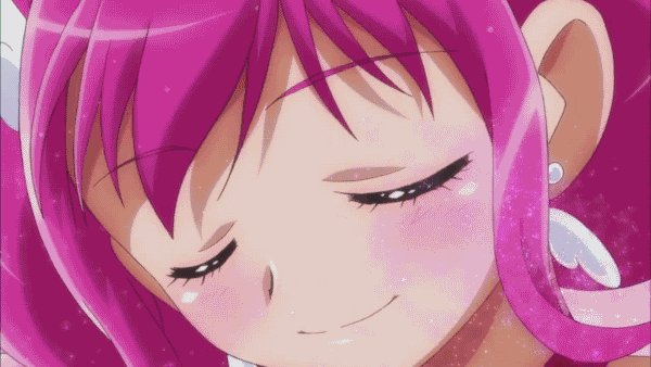 5girls, animated, animated_gif, aoki_reika, blink, blonde_hair, blue_eyes, blue_hair, blush, cure_beauty, cure_happy, cure_march, cure_peace, cure_sunny, earrings, green_eyes, green_hair, hino_akane, hoshizora_miyuki, jewelry, kise_yayoi, long_hair, magical_girl, midorikawa_nao, multiple_girls, open_mouth, pink_eyes, pink_hair, precure, red_eyes, red_hair, smile, smile_precure!, yellow_eyes