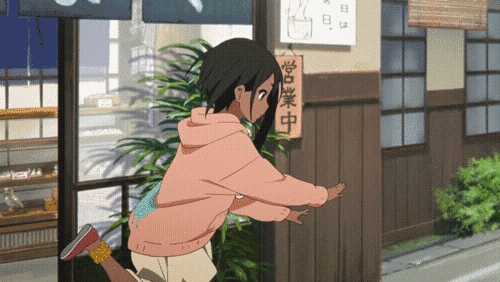 1girl, animated, animated_gif, black_hair, brown_eyes, choi_mochimazzui, dancing, dark_skin, hair_ornament, tamako_market
