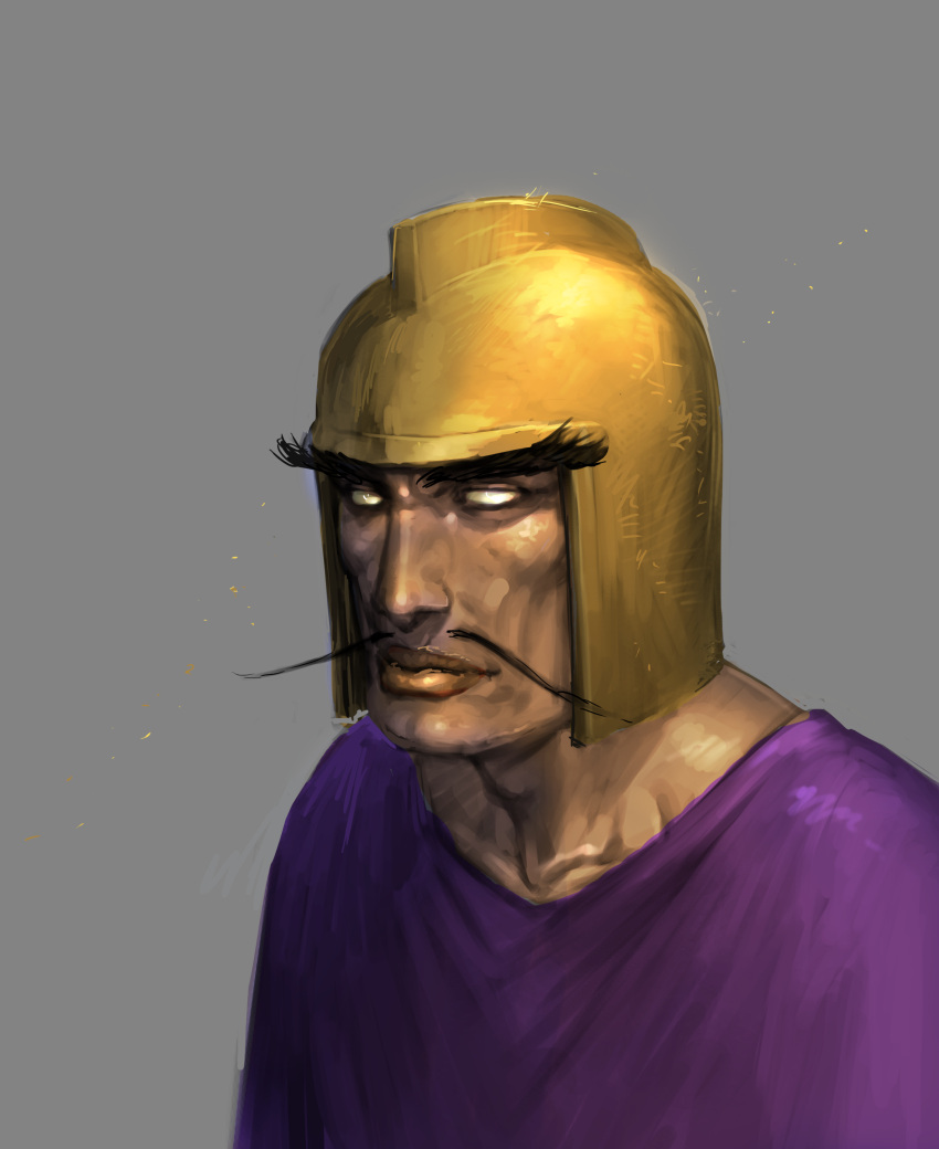 absurdres, eyebrows, facial_hair, general_vamp, helmet, highres, male, mustache