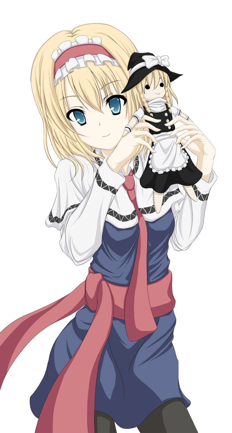 alice_margatroid, apron, blonde_hair, blue_eyes, braid, buttons, capelet, character_doll