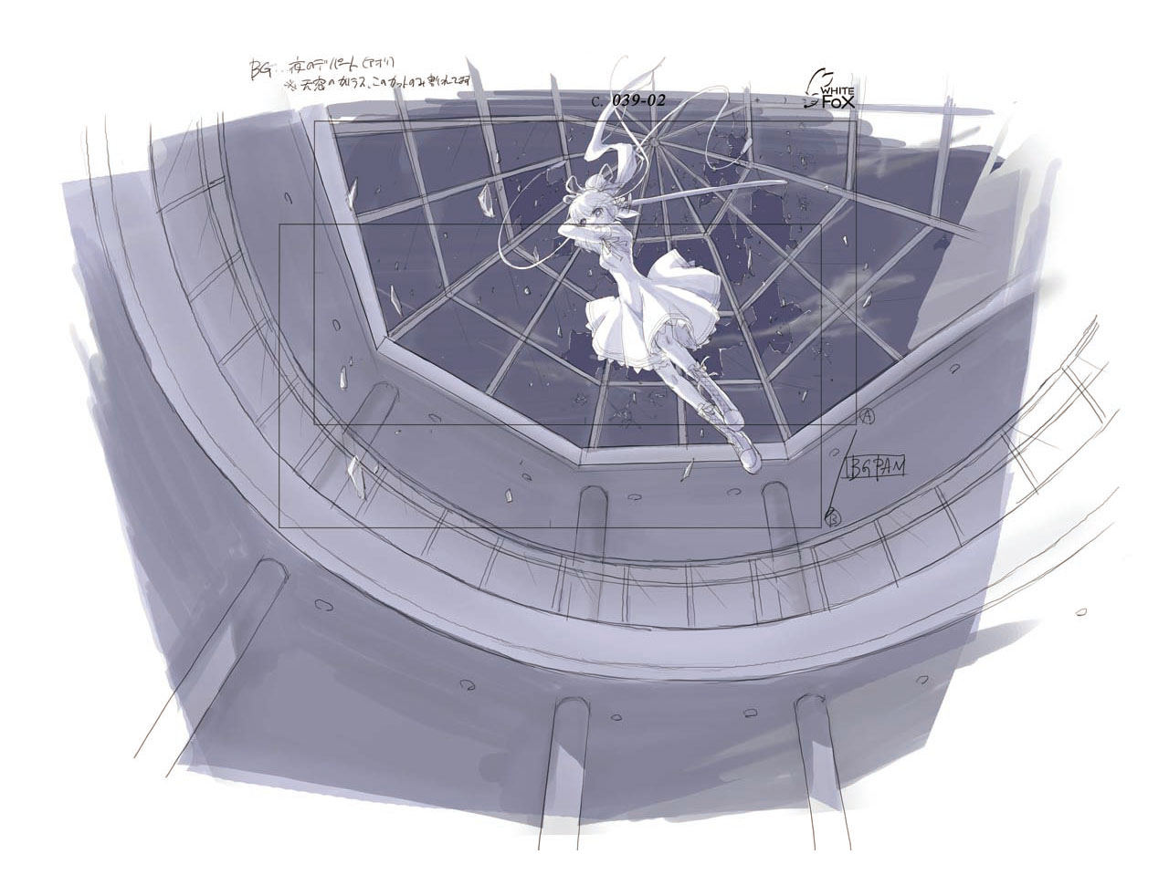 genga, motoki_tanaka, production_materials, rewrite, rewrite_(game)