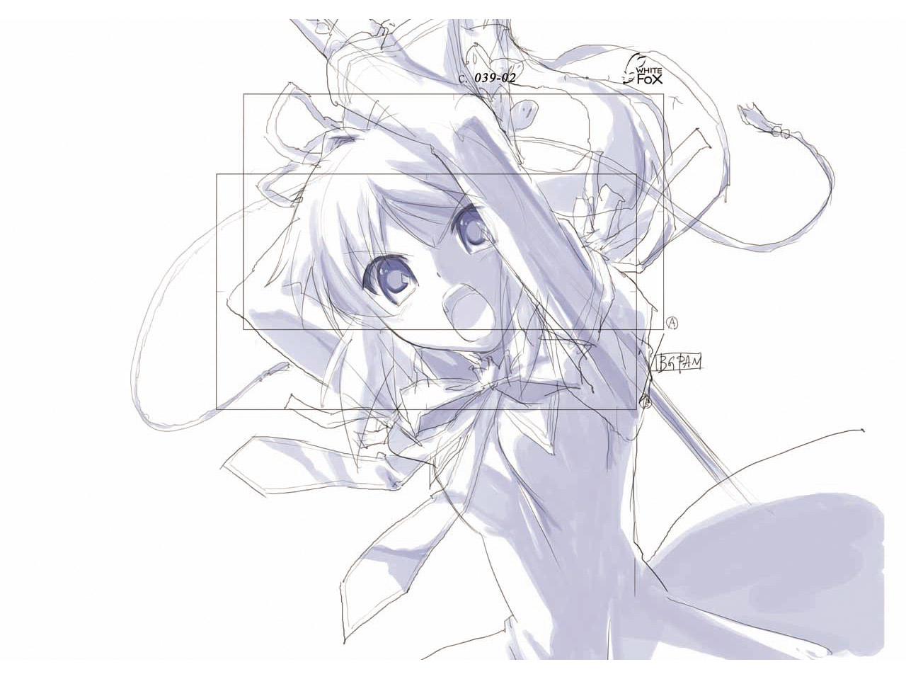 genga, motoki_tanaka, production_materials, rewrite, rewrite_(game)