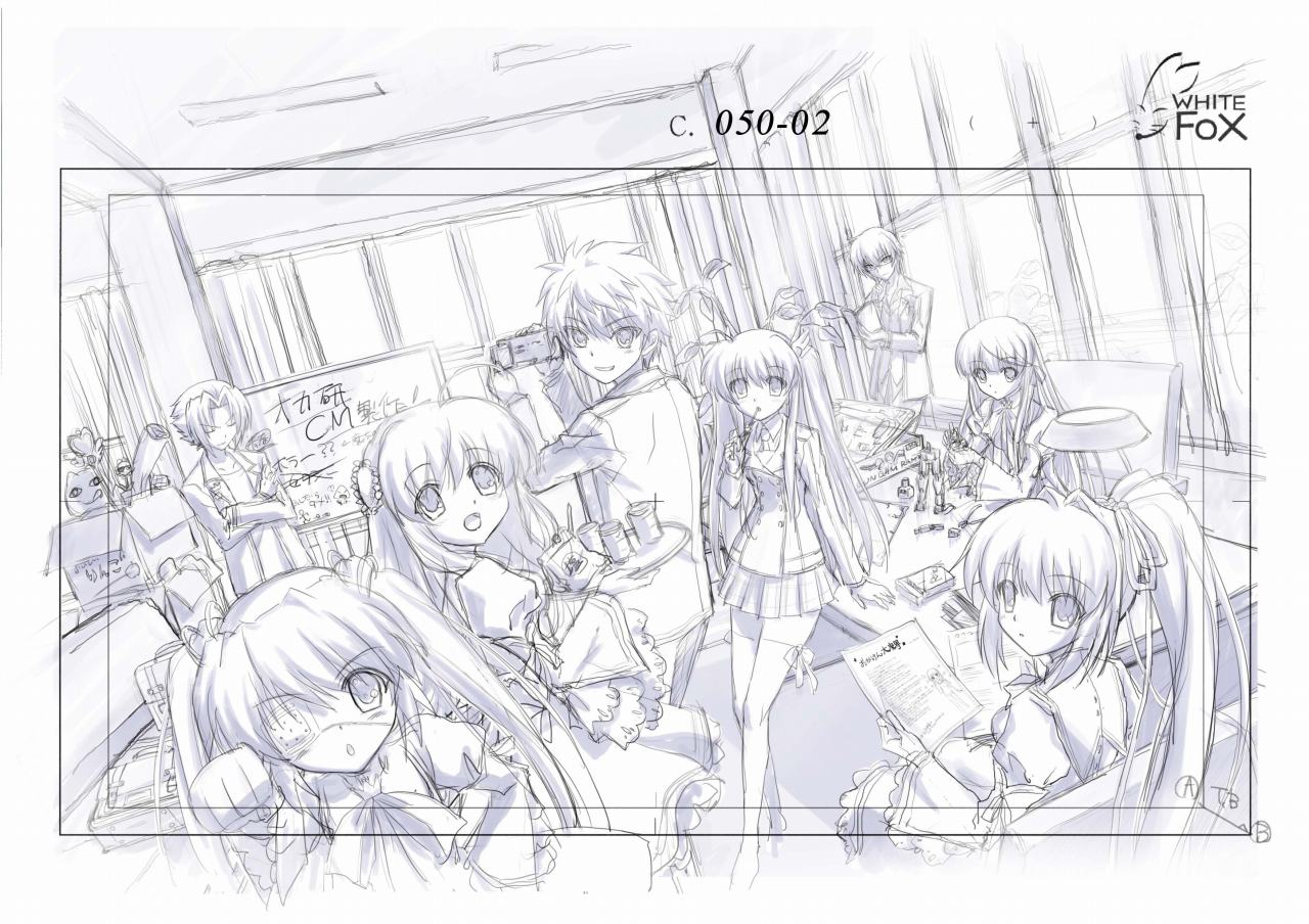 genga, motoki_tanaka, production_materials, rewrite, rewrite_(game)