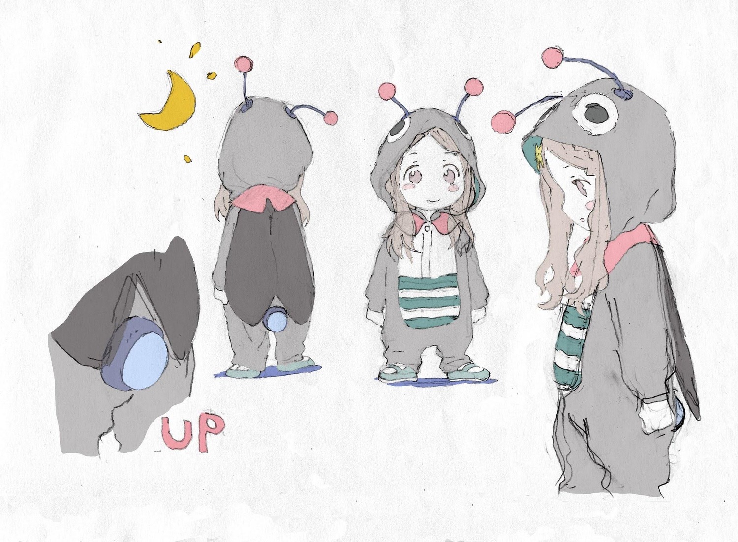 kazuyoshi_yaginuma, production_materials, settei, yama_no_susume:_second_season, yama_no_susume_series