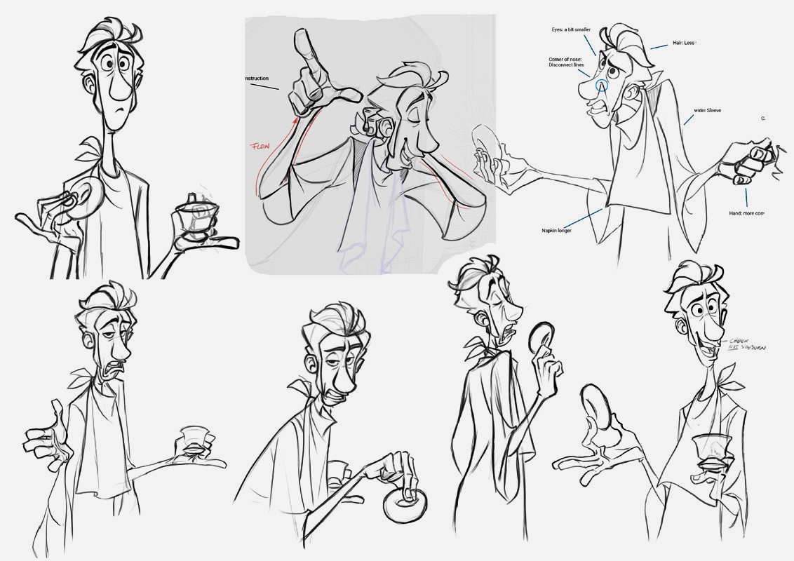 character_design, klaus, production_materials, sergio_pablos, settei, western, yoshimichi_tamura