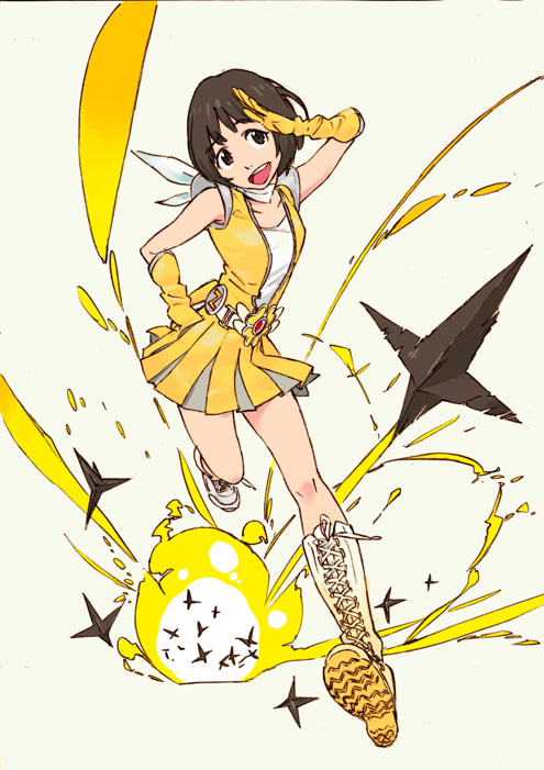 effects, illustration, momoiro_clover, sushio, web