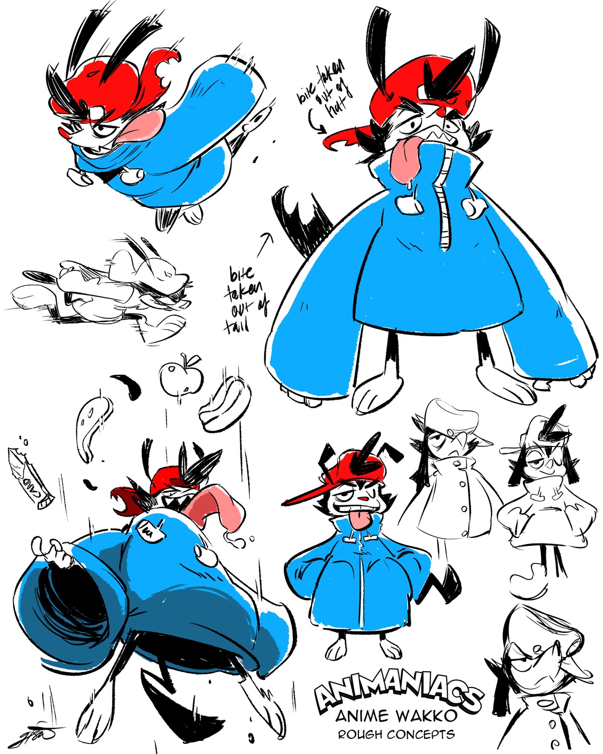 animaniacs, animaniacs_(2020), character_design, concept_art, genevieve_tsai, production_materials, settei, western