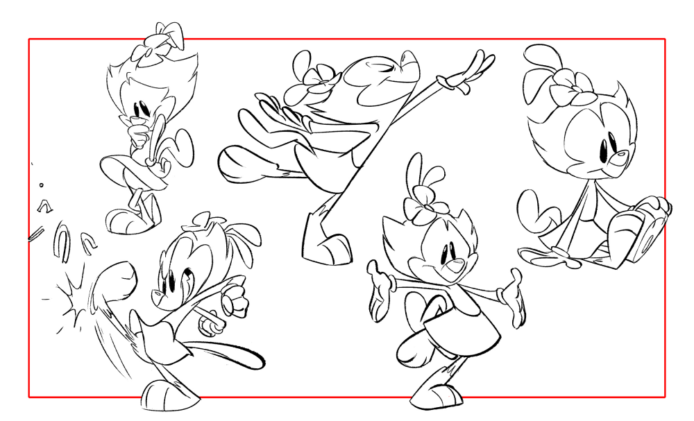 animaniacs, animaniacs_(2020), character_design, genevieve_tsai, production_materials, settei, western