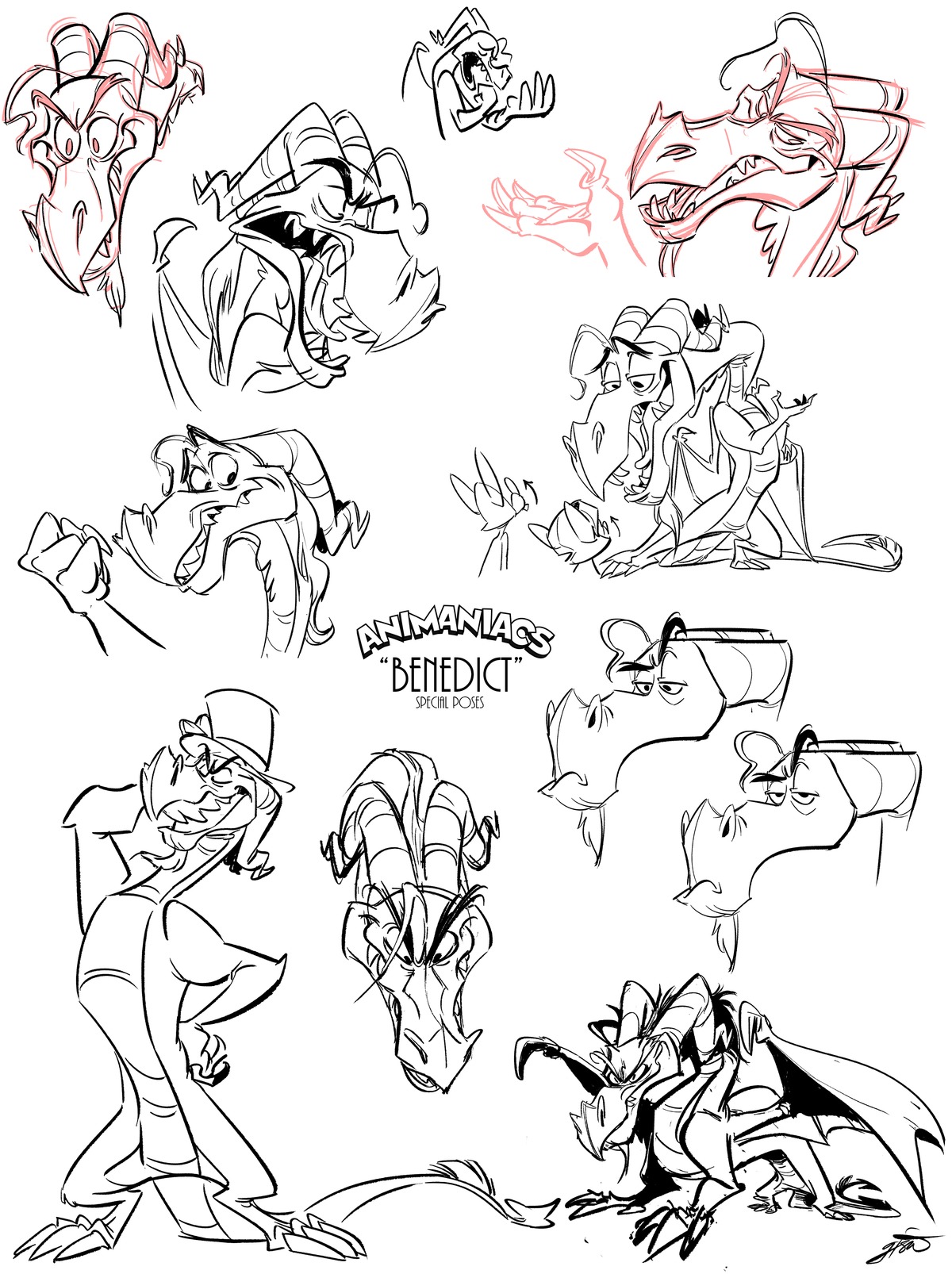 animaniacs, animaniacs_(2020), character_design, genevieve_tsai, production_materials, settei, western