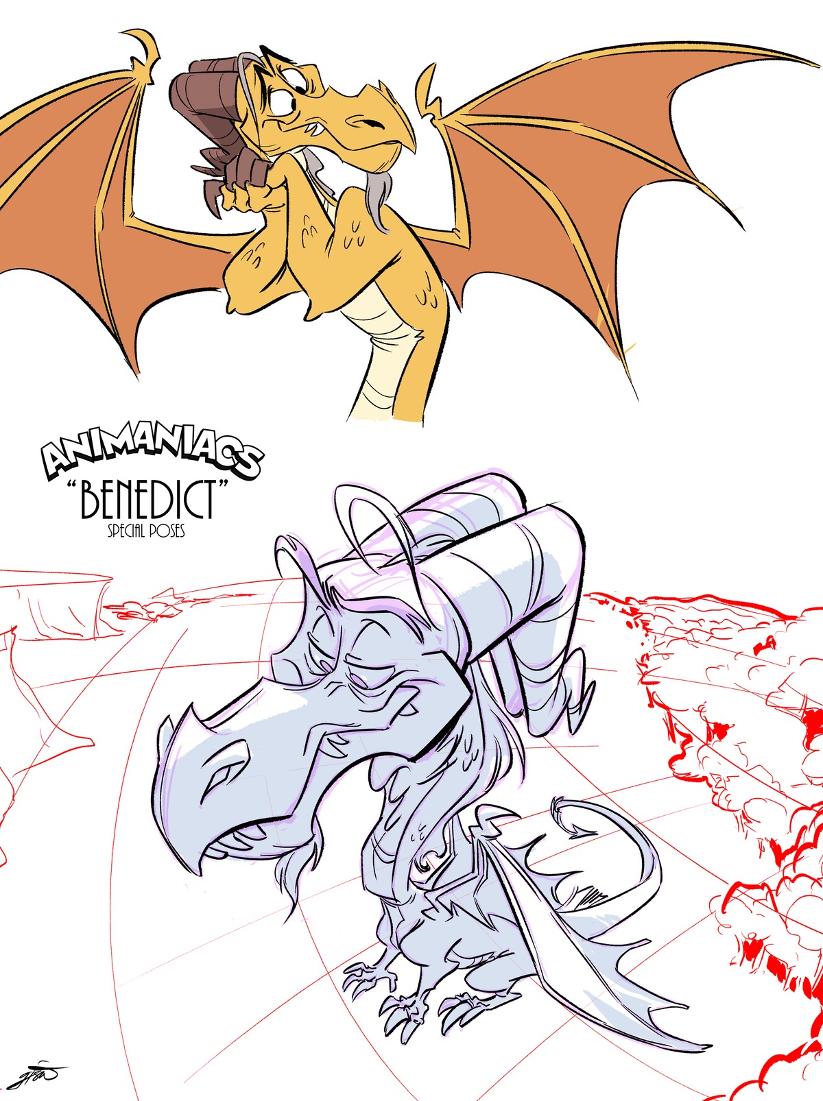animaniacs, animaniacs_(2020), character_design, genevieve_tsai, layout, production_materials, settei, western