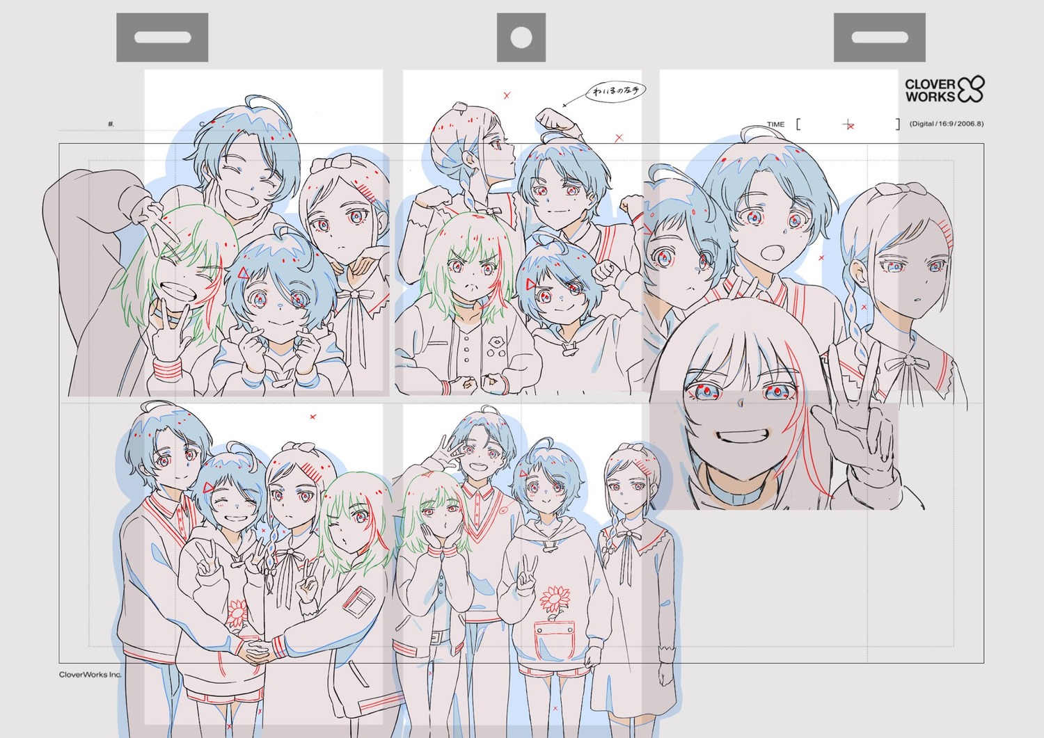 asaka_yokoyama, genga, layout, production_materials, wonder_egg_priority