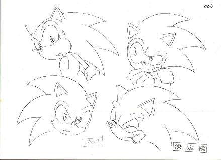 character_design, production_materials, satoshi_hirayama, settei, sonic_the_hedgehog, sonic_x