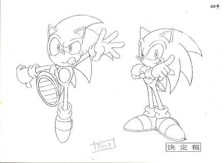 production_materials, satoshi_hirayama, settei, sonic_the_hedgehog, sonic_x