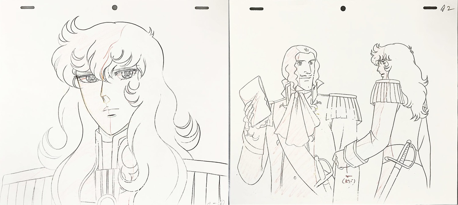 douga, production_materials, shingo_araki, the_rose_of_versailles, the_rose_of_versailles_series