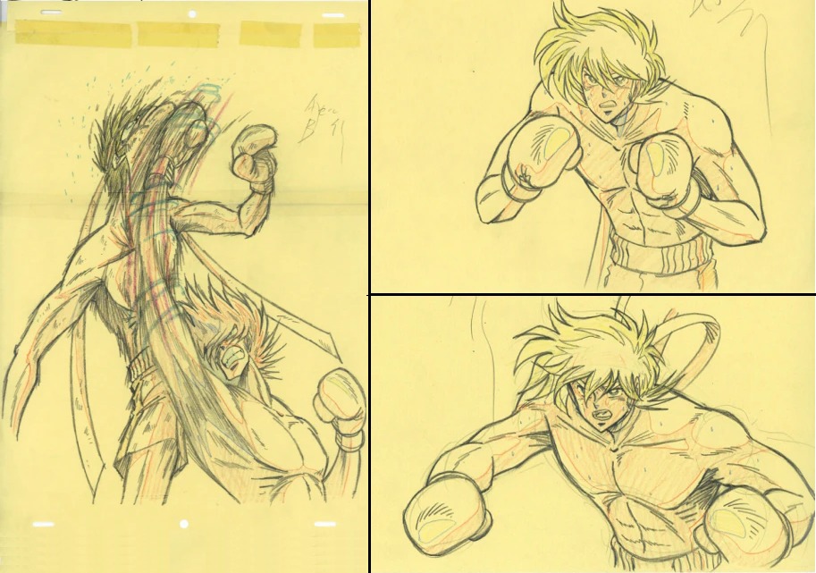 blazing_transfer_student, genga, katsuhiko_nishijima, production_materials