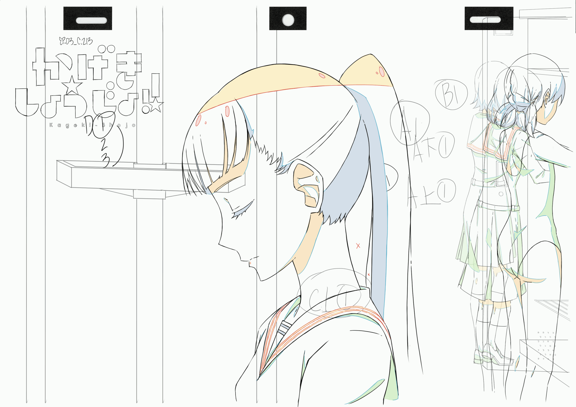 animated, atelier_gokujou, genga, kageki_shoujo, production_materials