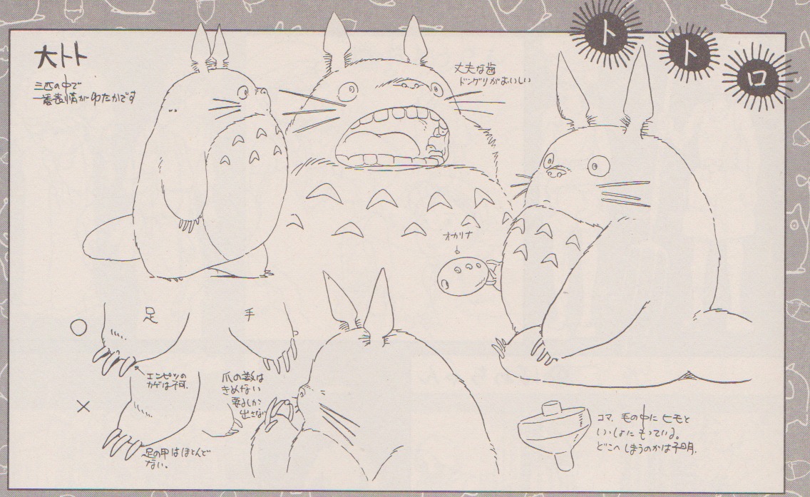 character_design, my_neighbor_totoro, production_materials, settei, yoshiharu_sato
