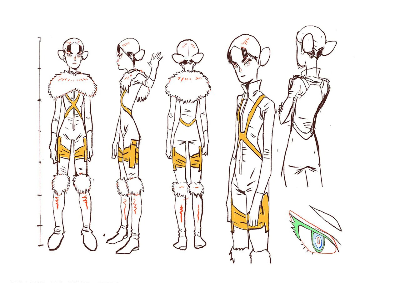 akakiri, character_design, naoyuki_asano, production_materials, settei, star_wars, star_wars_visions, star_wars_visions_volume_1